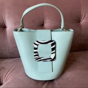Les Petits Joueurs bucket bag mint color